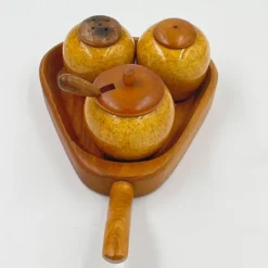Set poivre et sel et condiment en céramique de Jie Gantofta