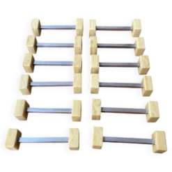 Set 12 porte-couteaux art deco