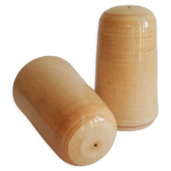 Set salière et poivrier en grès vintage