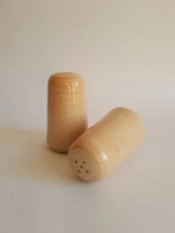 Set salière et poivrier en grès vintage