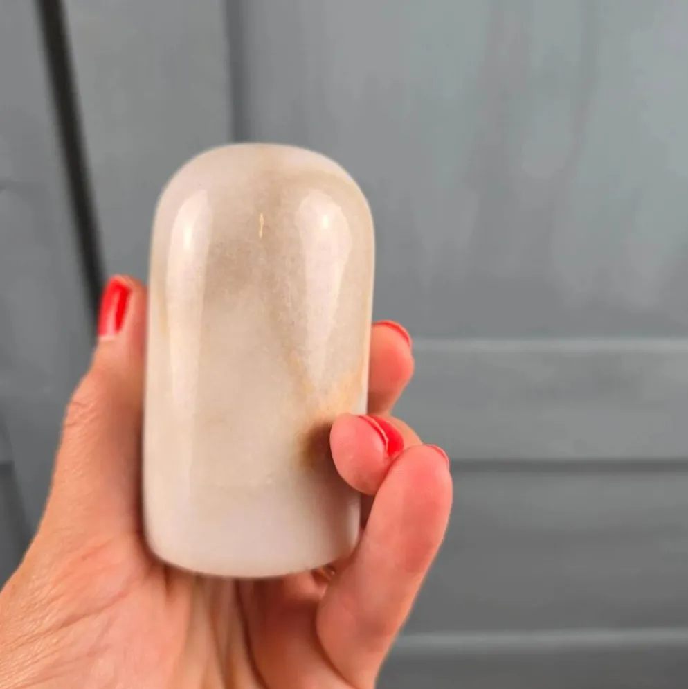 Set salière et poivrière en marbre naturel – Duo de table vintage