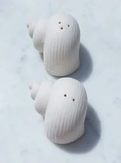 Set Sel & Poivre en Céramique Sculptée