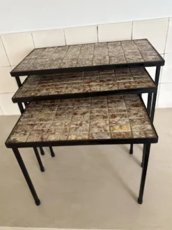 Set tables gigognes circa 1960