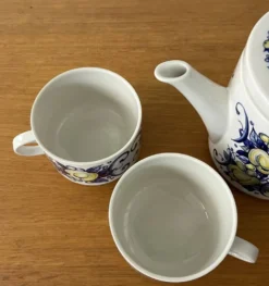 Set 2 tasses thé et théière Cadix par Villeroy et Boch