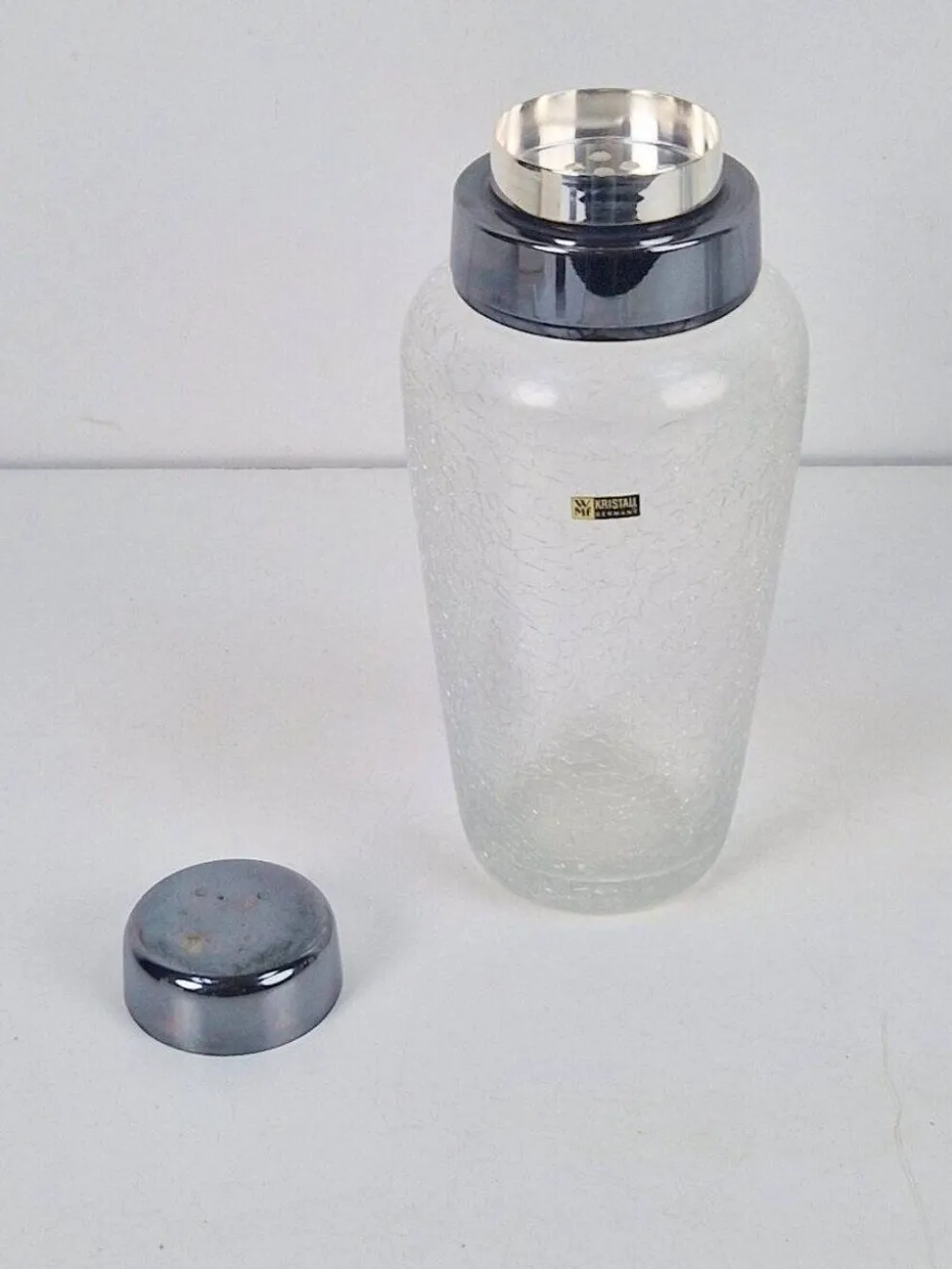 Shaker à cocktail et seau à glace de WMF, années 1970, ensemble de 2