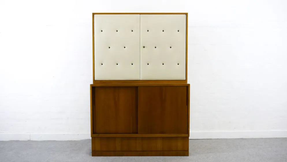 Sideboard-Highboard with Bar de Franz Ehrlich pour DW Hellerau, Bauhaus