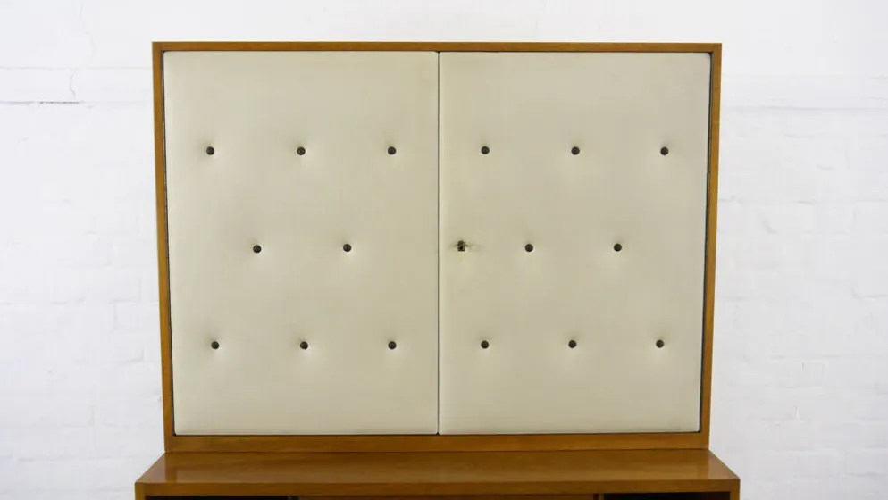 Sideboard-Highboard with Bar de Franz Ehrlich pour DW Hellerau, Bauhaus