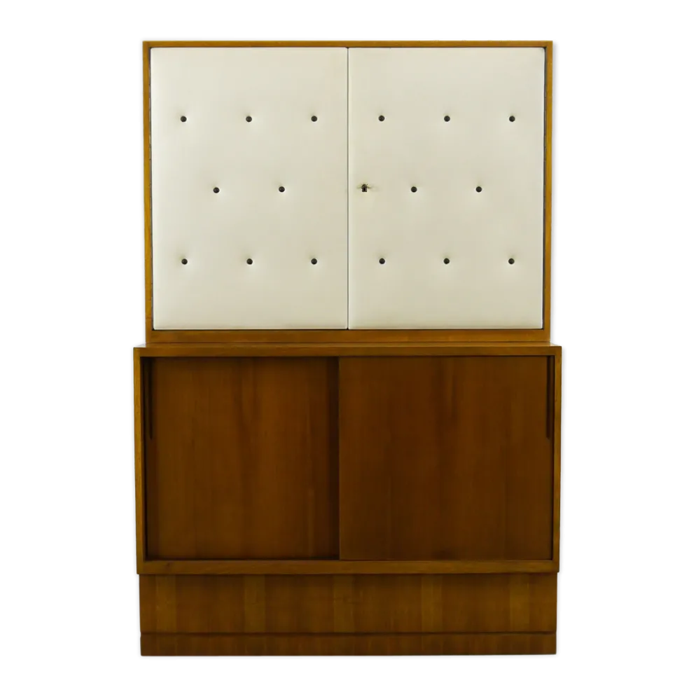 Sideboard-Highboard with Bar de Franz Ehrlich pour DW Hellerau, Bauhaus
