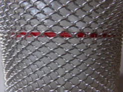 Siphon en verre et maille d'acier tressé - Fabriqué en Tchécoslovaquie