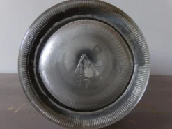 Siphon en verre et maille d'acier tressé - Fabriqué en Tchécoslovaquie