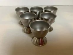 Six coquetiers métal