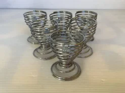 Six coquetiers ressort spirale