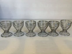 Six coquetiers ressort spirale