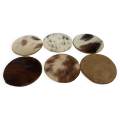 Six dessous de verre vaches