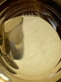 Six verres, verre fumé, Vereco, années 70