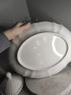 Soupiere blanche en porcelaine