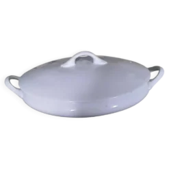 Soupiere ovale faïence Limoges 19ème