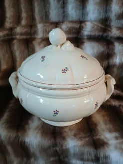 Soupière ancienne Digoin et Sarreguemines