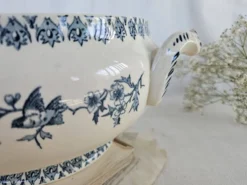 Soupière ancienne en terre de fer HB&Cie Choisy le Roi