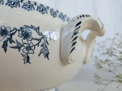 Soupière ancienne en terre de fer HB&Cie Choisy le Roi