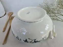 Soupière ancienne en terre de fer HB&Cie Choisy le Roi