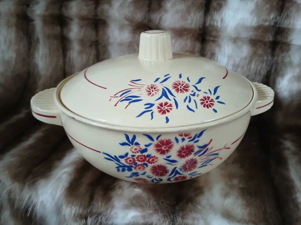 Soupière ancienne "Francine " de Badonviller