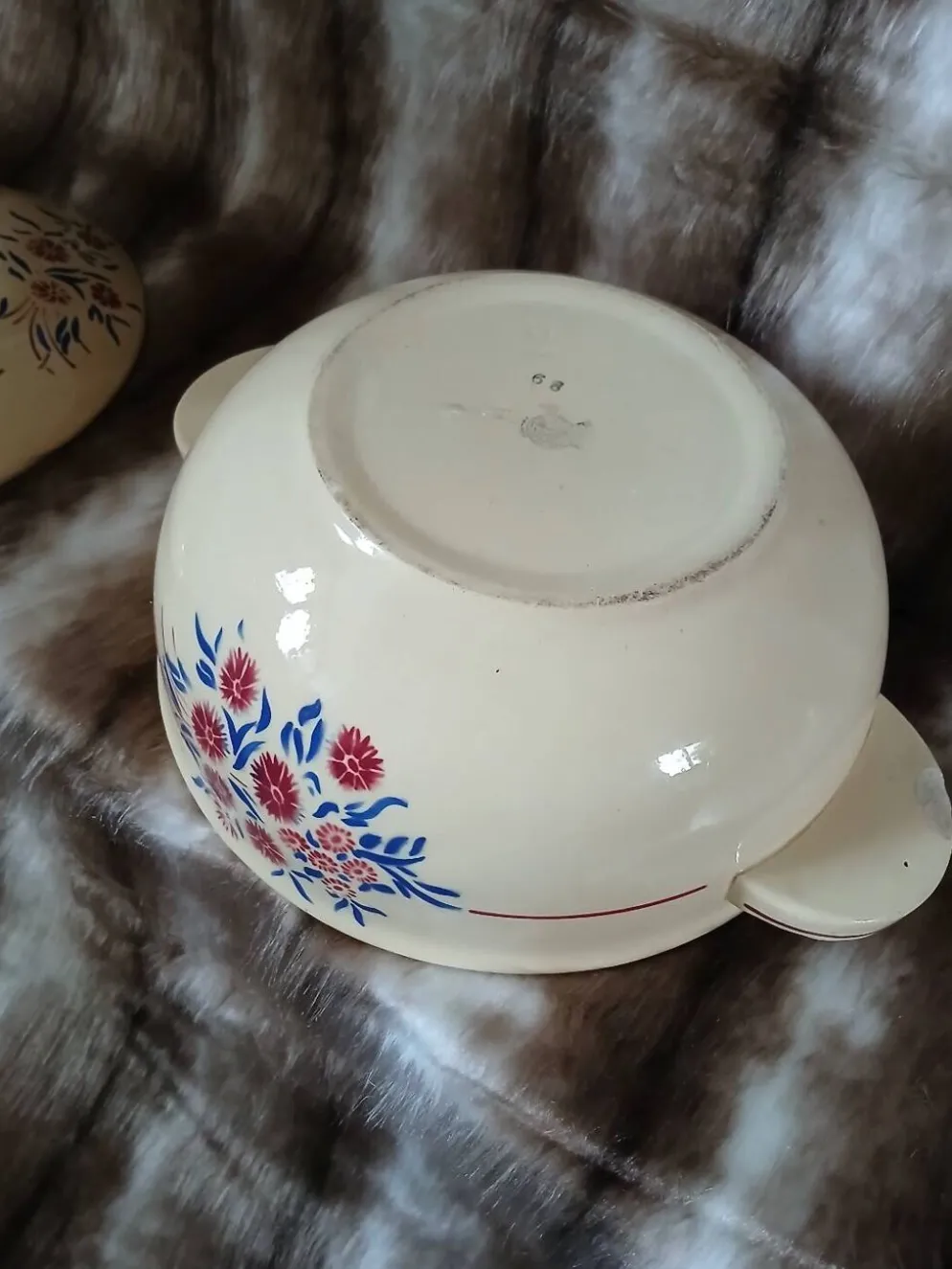 Soupière ancienne "Francine " de Badonviller