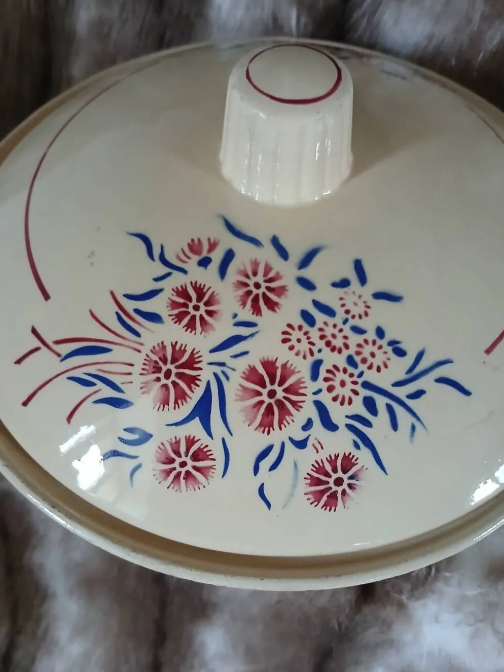 Soupière ancienne "Francine " de Badonviller