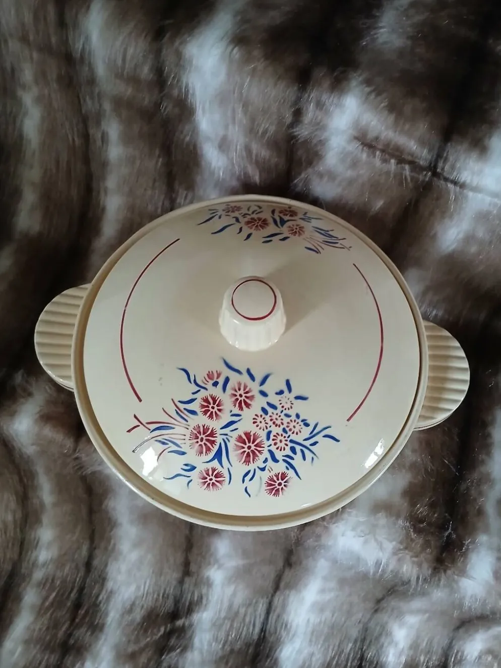 Soupière ancienne "Francine " de Badonviller