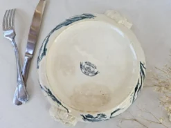 Soupière ancienne Gien Iris Terre de Fer