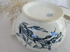 Soupière ancienne gien modèle iris