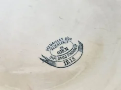 Soupière ancienne gien modèle iris