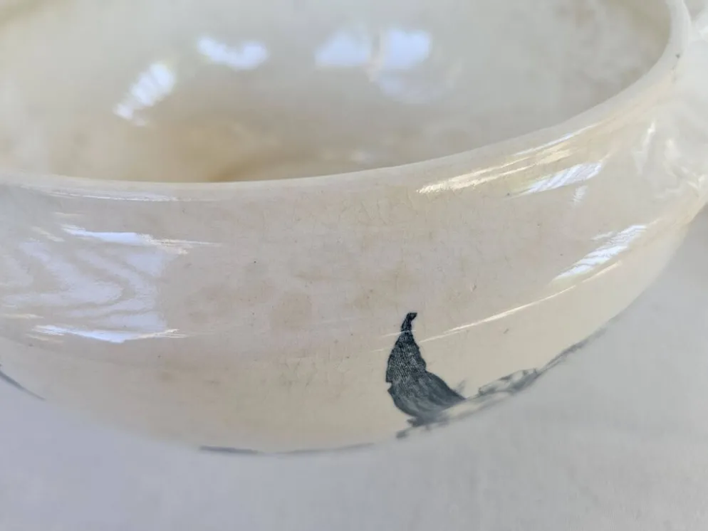 Soupière ancienne gien modèle iris