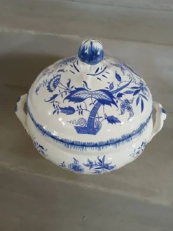 Soupière ancienne "Lancaster" de Sarreguemines