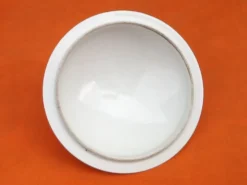 Soupière ancienne Porcelaine blanche à décor de feuilles de chêne