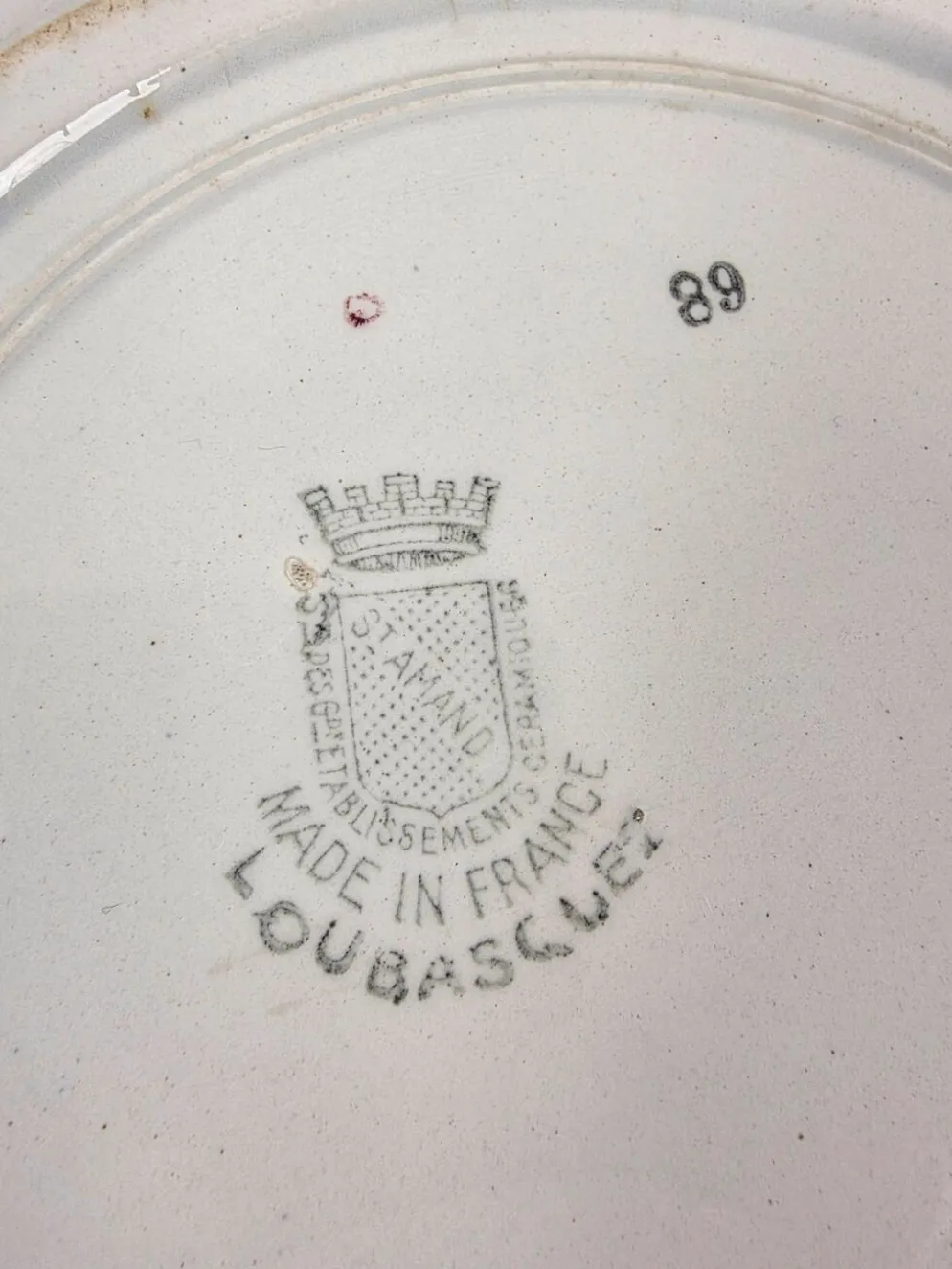 Soupière avec couvercle Lou Basquez manufacture Saint-Amand