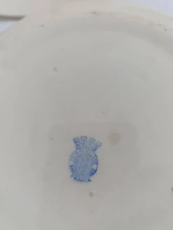 Soupière badonviller a la rose en demi-porcelaine