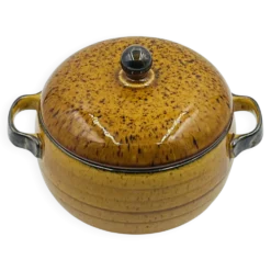 Soupière Boch La Louvière décor Palma céramique vintage