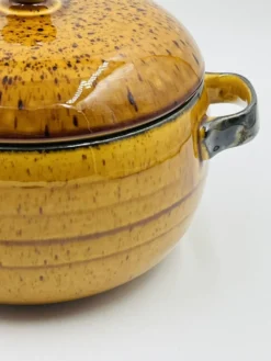 Soupière Boch La Louvière décor Palma céramique vintage