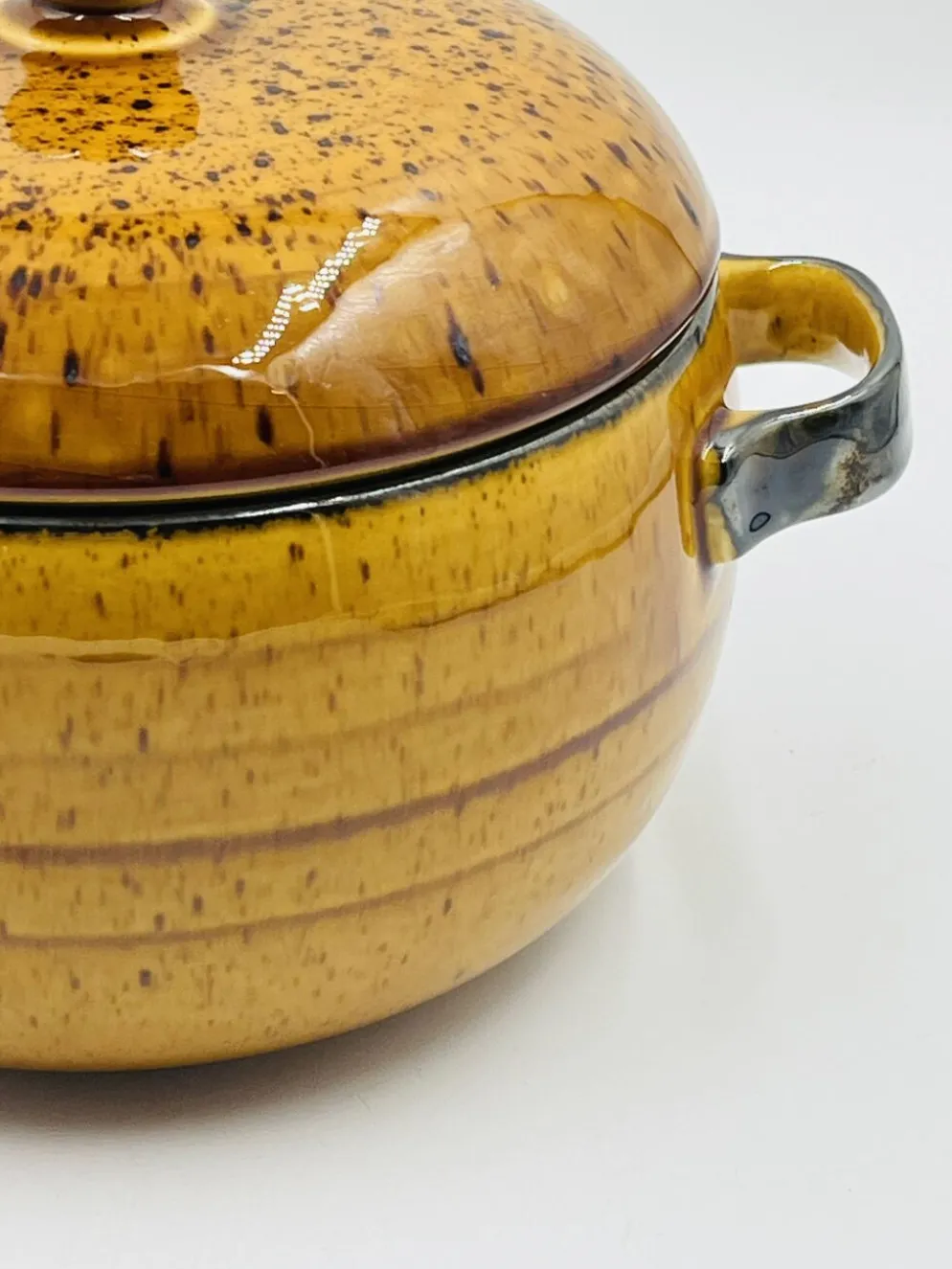 Soupière Boch La Louvière décor Palma céramique vintage
