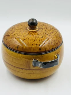 Soupière Boch La Louvière décor Palma céramique vintage
