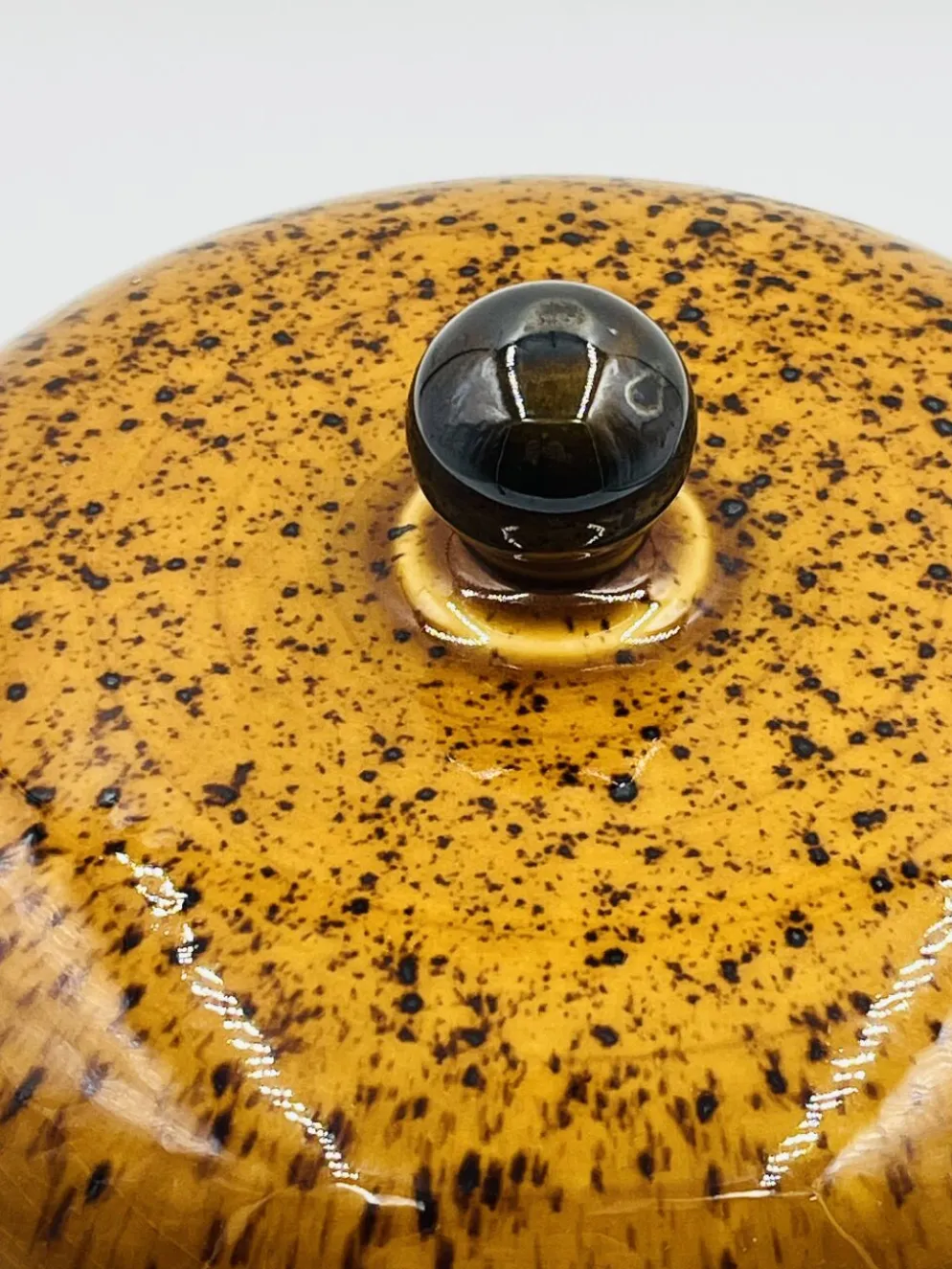 Soupière Boch La Louvière décor Palma céramique vintage