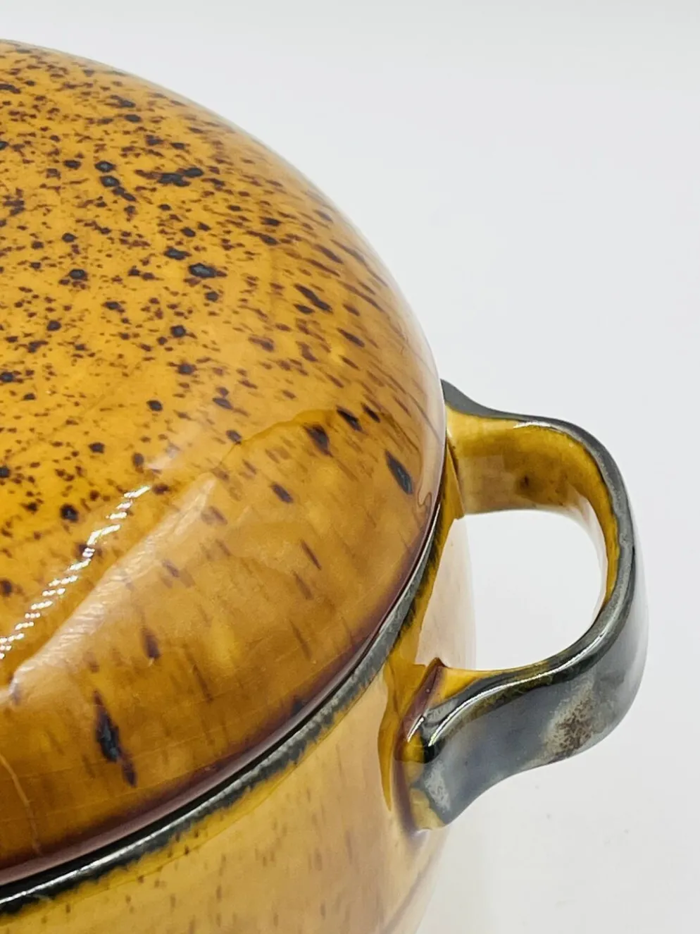 Soupière Boch La Louvière décor Palma céramique vintage
