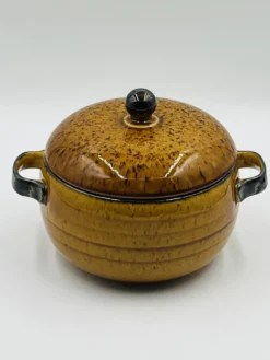 Soupière Boch La Louvière décor Palma céramique vintage