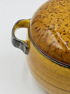 Soupière Boch La Louvière décor Palma céramique vintage