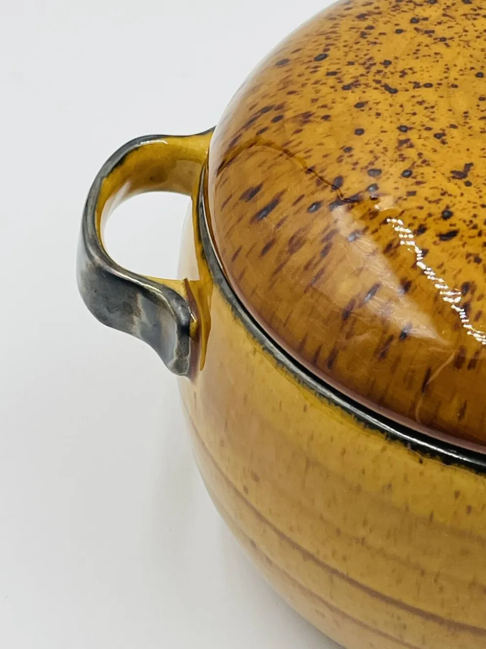 Soupière Boch La Louvière décor Palma céramique vintage