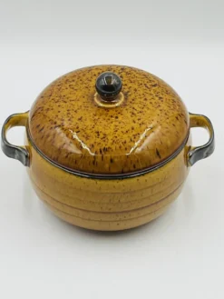 Soupière Boch La Louvière décor Palma céramique vintage