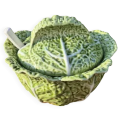 soupière chou vert avec louche