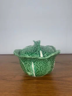 Soupière chou vert en céramique, 1970/80