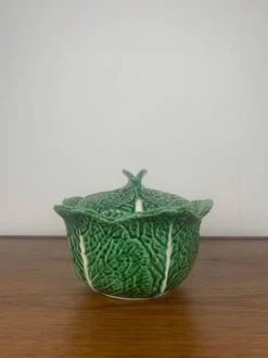Soupière chou vert en céramique, 1970/80